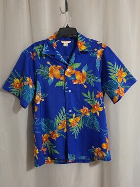 Hukilau Fashions - Vintage Short Sleeve Button Down Hawaiian Shirt